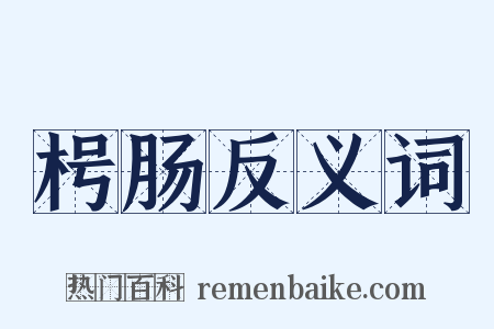枵肠反义词是什么意思的图片